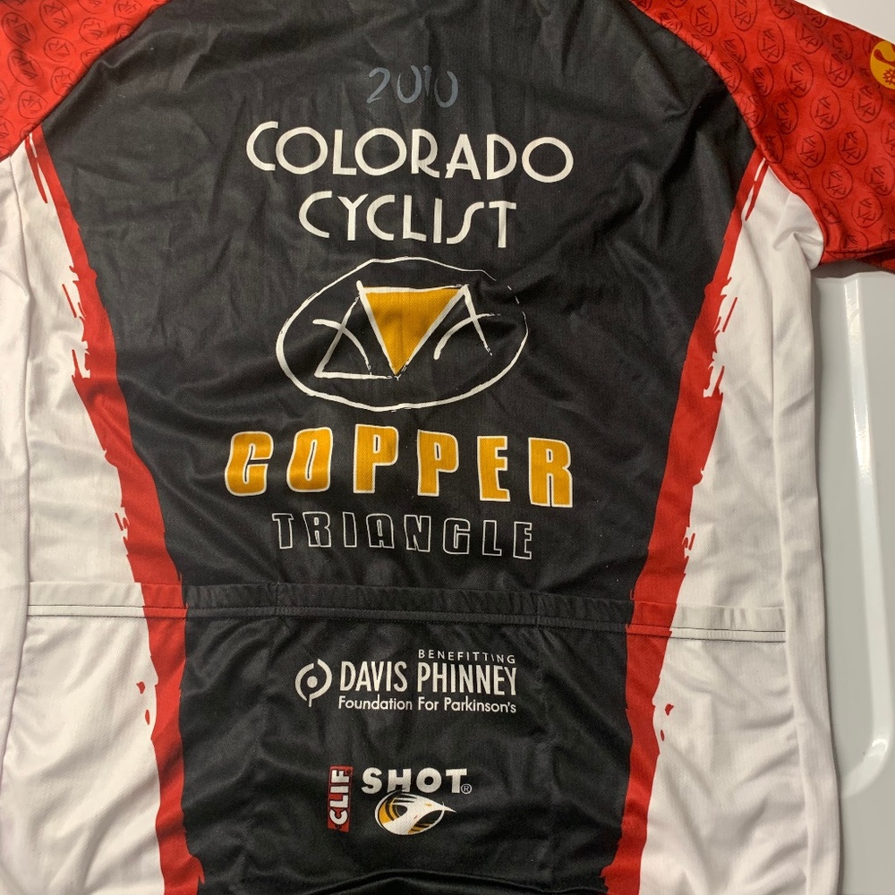 Bicycle Jersey Colorado Cyclist Copper Triangle
